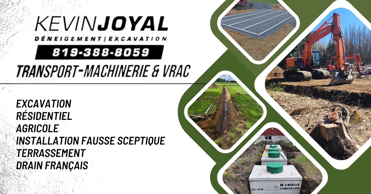 Kevin Joyal DéneigementExcavation